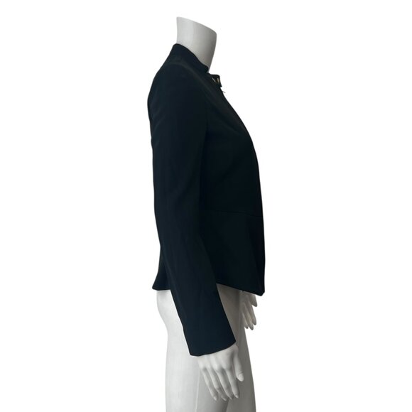 Gucci Black 2013 Peplum Slim Moto Jacket size IT 38/2 - Picture 5 of 11